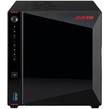 NAS Asustor AS5404T, 4GB RAM, 8 disqe, HDMI, USB 3.2