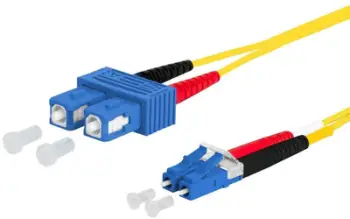 Kabllo rrjeti Metz Connect OS2 Singlemode, 0.5m, duplex, e verdhë