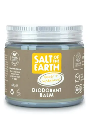 Deodorant Salt Of The Earth Amber & Sandalwood, 60 g