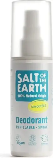 Deodorant natyral Salt of the Earth Unscented Spray, 100 ml