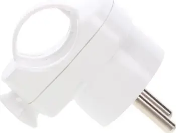 Prizë këndore PCE 9002221, 10/16A, 250V UNI SCHUKO, e bardhë