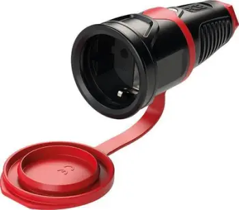 Prizë portative gome PCE TAURUS2 2522-sr, 16A SCHUKO, IP54, e zezë