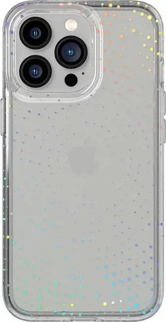 Mbulesë telefoni Tech21 Evo Sparkle T21-9984, për iPhone 13 Pro, me shkëlqim, transparente