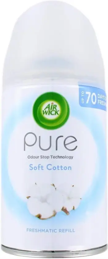 Aromatizues Air Wick Pure Soft Cotton, 250ml