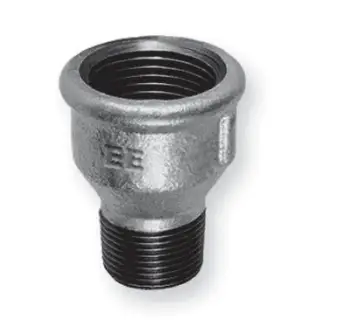 Reduktues për gypa Opal M4, fije konike femërore, 3 / 4x1 / 2 ", e galvanizuar - 10821246
