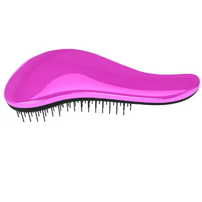 Brushë për flokë Dtangler Metalic, rozë - 1
