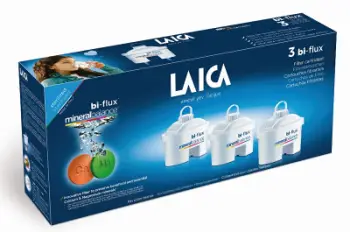 Filtera për ujë të pastër Laica F3 + 1M Bi-flux, 3 copë