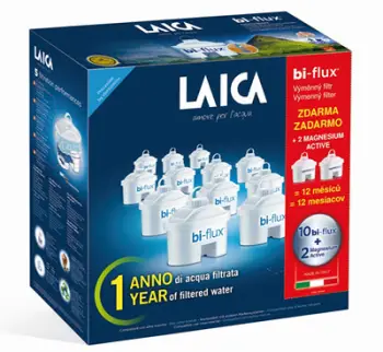 Set filtera për pastrimin e ujit Laica Bi-flux 10 copë + Bi-flux Magneziaktiv F12SES0 2 copë