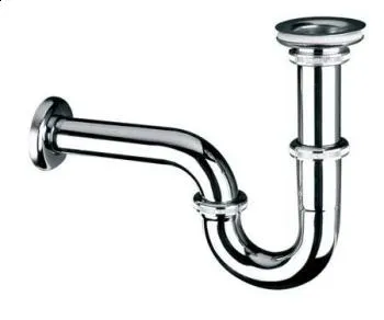 Sifon tubi McAlpine 5/4" DN32 (215+255CB), krom - 1