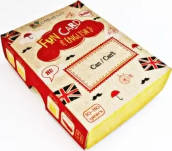 Lojë edukative Creativo Fun Card English Can/Can't