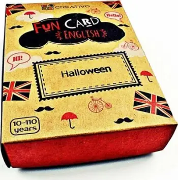 Lojë tavoline me karta Creativo - English Halloween