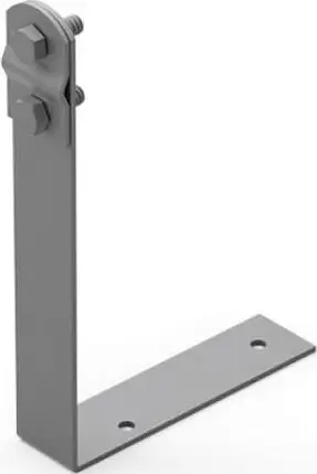 Kllapë këndore për rrufepritës Elko-Bis 10.1 S OG, L 100mm, H 150mm, çelik i galvanizuar