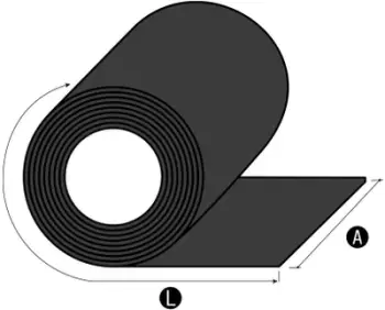Shirit PVC ELKO-BIS DENSO, 10 m x 100 mm