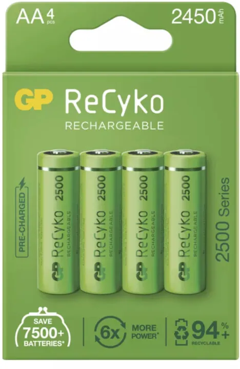 Bateri GP ReCyko 2500 AA (HR6), 4 copa - 1
