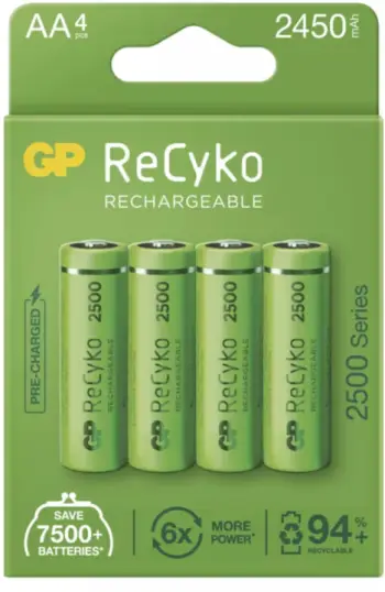 Bateri GP ReCyko 2500 AA (HR6), 4 copa