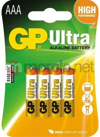 Bateri GP Ultra AAA / R03, 4 copë - 1