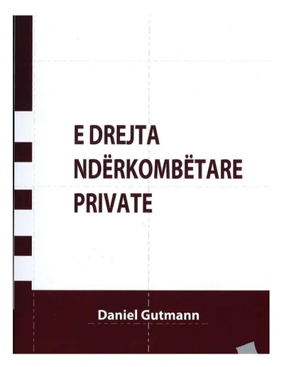 E Drejta Nderkombetare Private - Daniel Goutmann - 1