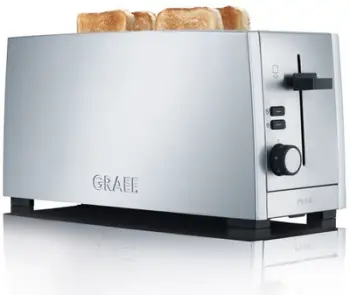 Thekëse buke Graef TO 100, 1380 W, e argjendtë