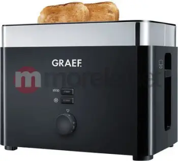 Toster Graef TO 62 (645267), 1000W, i zi/çelik