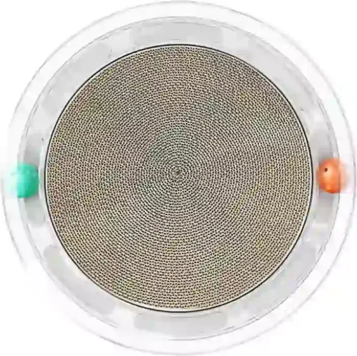 Lodër gërvishtëse për mace Petkit P610 me dy topa, transparente - 2