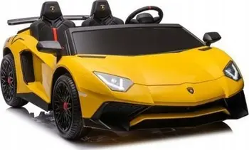 Makinë elektrike për fëmijë Lean Cars Lamborghini XXL A8803, 24V, me telekomandë, e verdhë