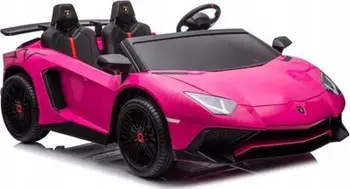Makina elektrike për fëmijë Lean Cars Lamborghini XXL A8803, 24V 14Ah, 200W, rozë