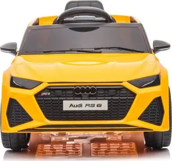 Veture elektrike për fëmijë Lean Cars Audi RS6 BRD-2118, bateri 12V, dy motorë, e verdhë