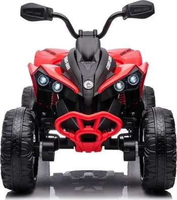 Quad elektrik për fëmijë CAN-AM Renegade, telekomandë 2.4G, drita LED, i kuq