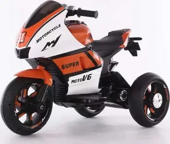 Motoçikletë lodër Lean Cars HT-5188, për fëmijë, portokalli