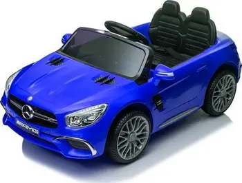 Makina elektrike për fëmijë Lean Cars Mercedes SL65 S, me bateri, ekran LCD, blu me shkëlqim