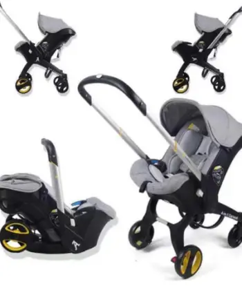 Karrocë për femijë Baby Center Melandi Travel, e hirtë