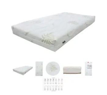Dyshek për fëmijë Baby Center Melandi AloeVera, 120x60cm, i bardhë