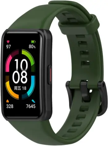 Rrip silikoni Epico për Huawei Band 6, i gjelbër