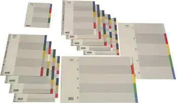 Ndarëse dokumentesh Elba Color A4, set 20 fletë, shumëngjyrëshe