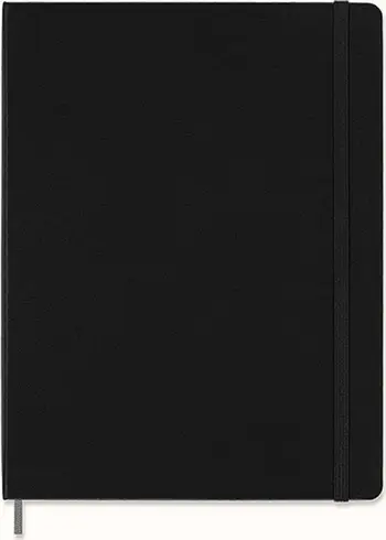 Fletore Moleskine Classic XL, 19x25cm, me vija, e zezë