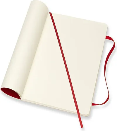 Fletore Moleskine Classic, 13x21 cm, faqe të bardha, e kuqe - 3