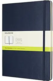 Fletore Moleskine Classic XL, 19x25 cm, kapak i fortë, faqe të bardha