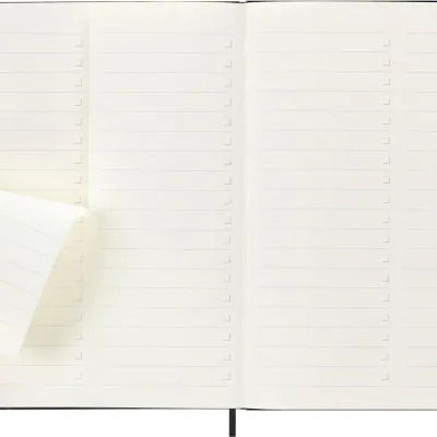 Fletore Moleskine Professional XL, 19x25 cm, 192 faqe, e zezë - 4