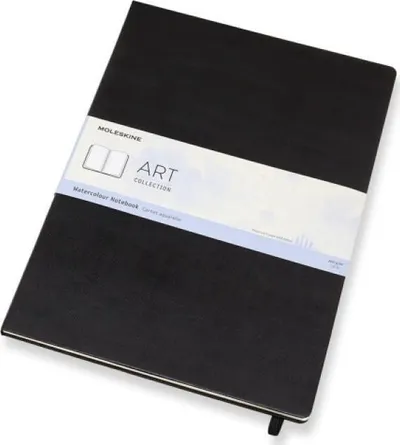 Fletore arti Moleskine Art Watercolour A3, 60 faqe, 200 g/m², e zezë - 4