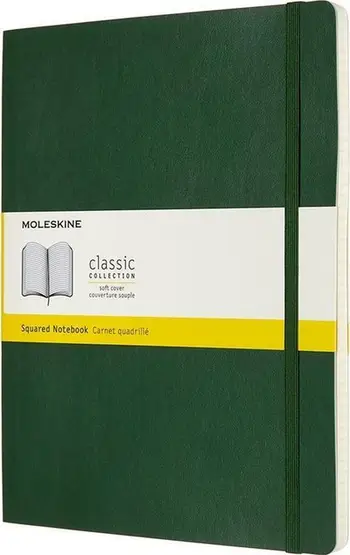 Fletore Moleskine 19x25, jeshile