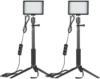 Set llampa LED Neewer ZC-10S me tripodë dhe filtra ngjyrash
