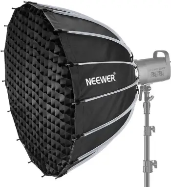 Softbox Neewer Hexadecagon 85 cm me grid dhe dy difuzorë, i zi