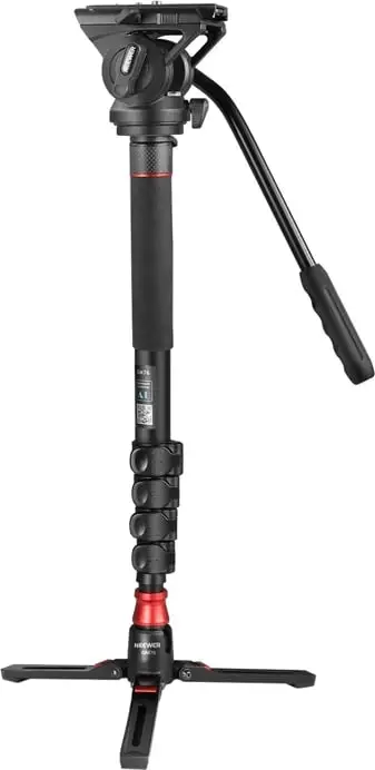 Tripod/monopod Neewer GM76, 179 cm, për kamera, alumini, i zi