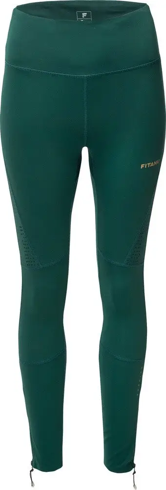 Leggings për gra FINPORA Leggings W, material elastik 4 drejtimesh, xhep i pasmë me zinxhir, të zeza