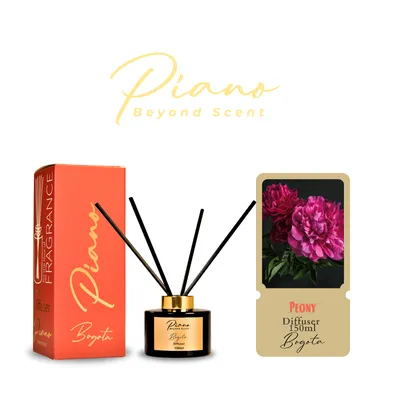 Aromë për dhoma Piano Reed Diffuser Bogota, peony, 150ml - 1