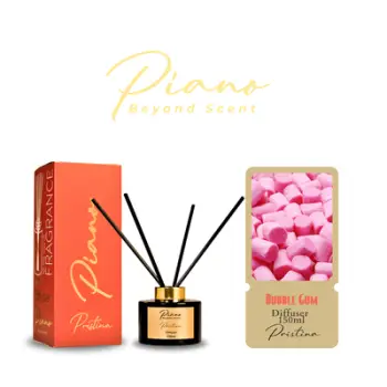 Aromë për dhoma Piano Reed Diffuser Pristina, bubble gum, 150ml