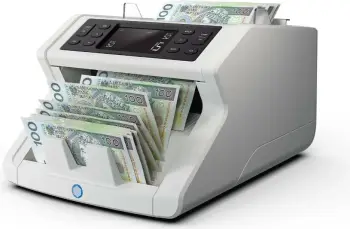 Numërues kartëmonedhash SafeScan 2210 G2, 1000 bankënota/min, detektim UV, i bardhë