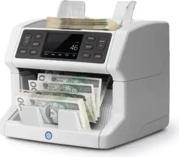 Numërues bankënotash Safescan 2850, detektim UV dhe magnetik, i bardhë
