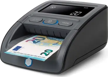 Makineri kontrolli kartëmonedhash SafeScan 250-08195, detektim shumëvalutor, e zezë