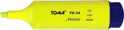Marker Toma Mistral (10 copë) , e verdhë - 1